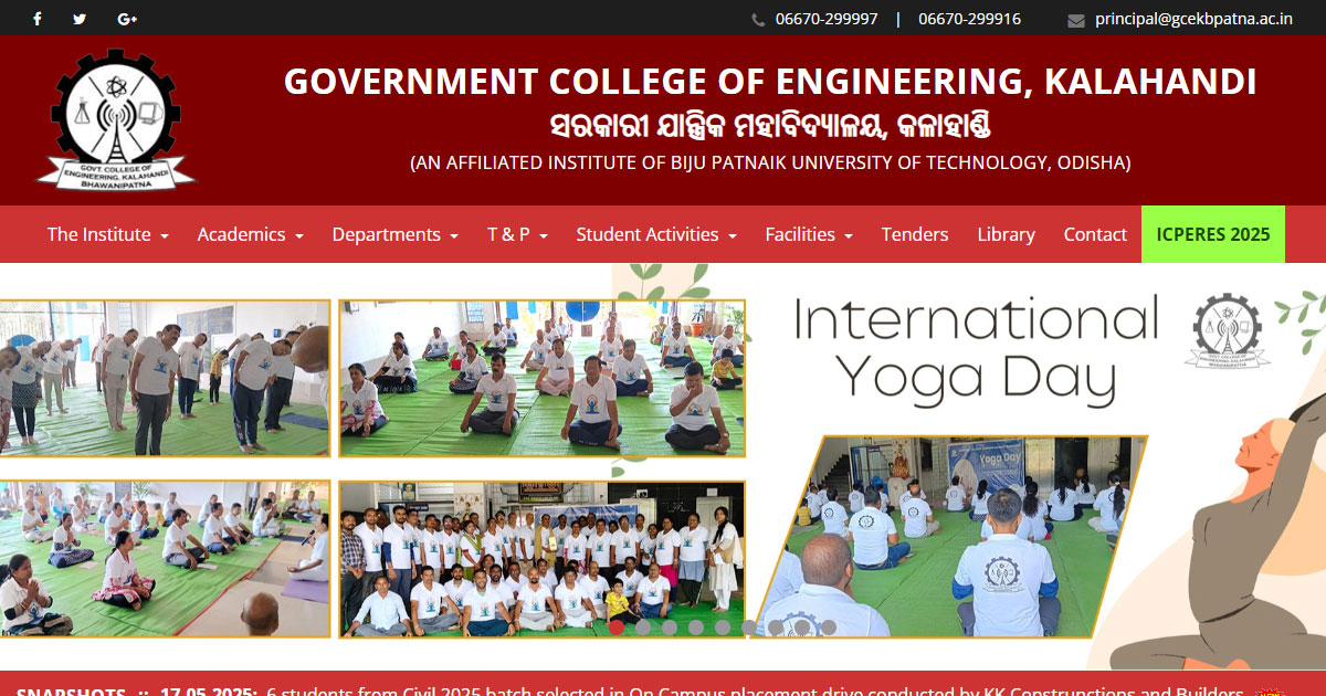 Government College of Engineering, Kalah...